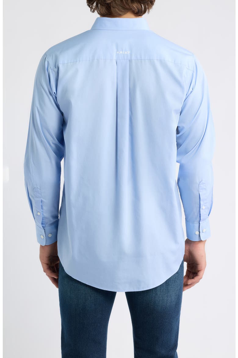 Wrinkle Free Solid Shirt, Alternate, color, LIGHT BLUE