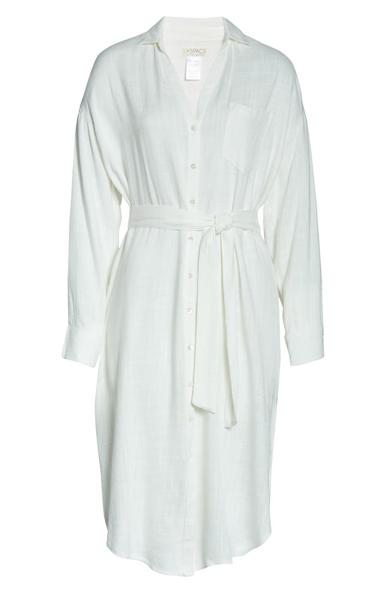 LSPACE L Space Barcelona Cover-Up Shirtdress, Alternate, color, 