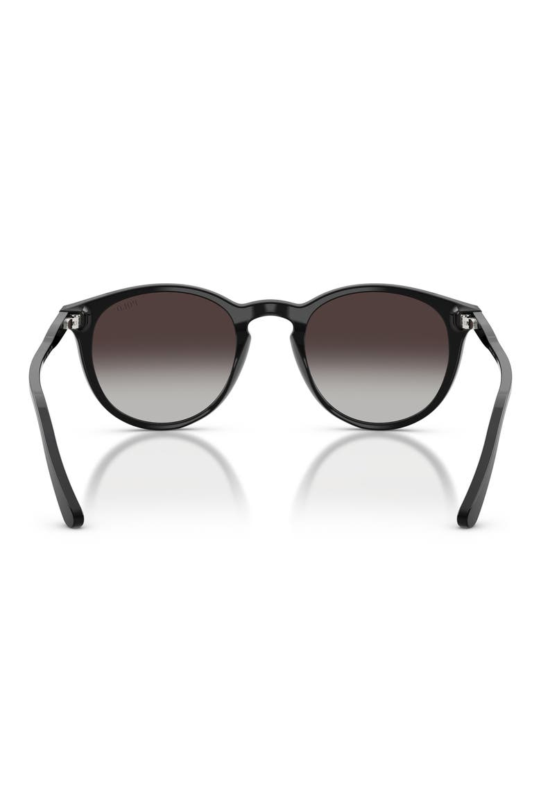Phantos 50mm Sunglasses, Alternate, color, SHINY BLACK / GRADIENT GREY