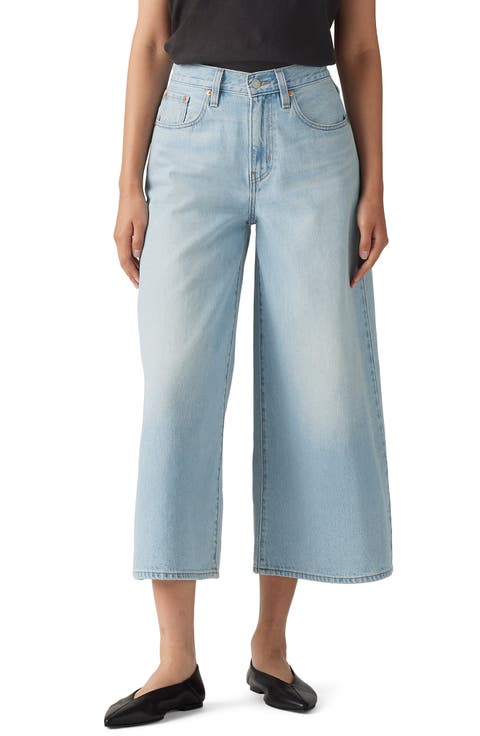 XL High Waist Crop Culotte Jeans (Pick Sides No Tack)