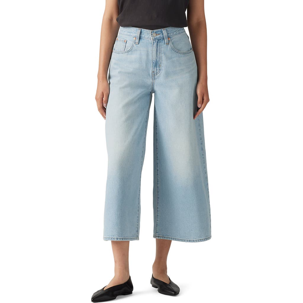 Levi's® Xl High Waist Crop Culotte Jeans In Blue