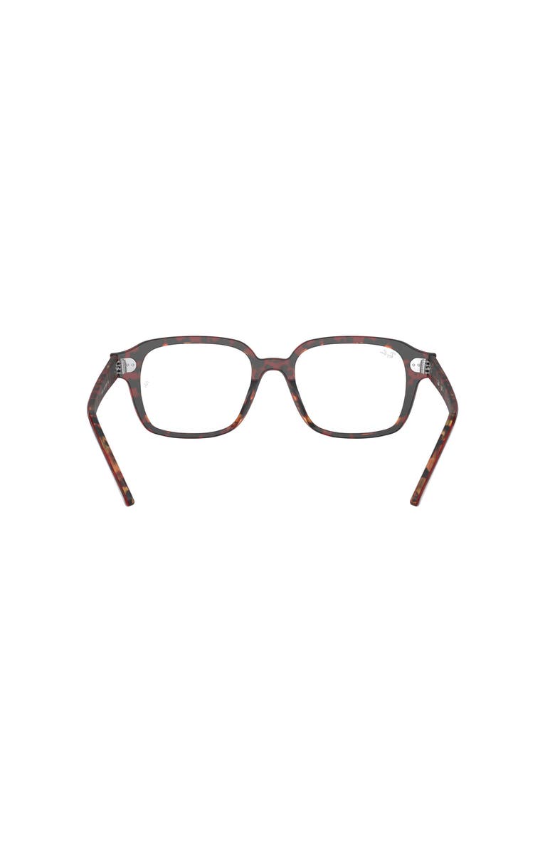 Ray-Ban 50mm Square optical glasses, Alternate, color, Tortoise