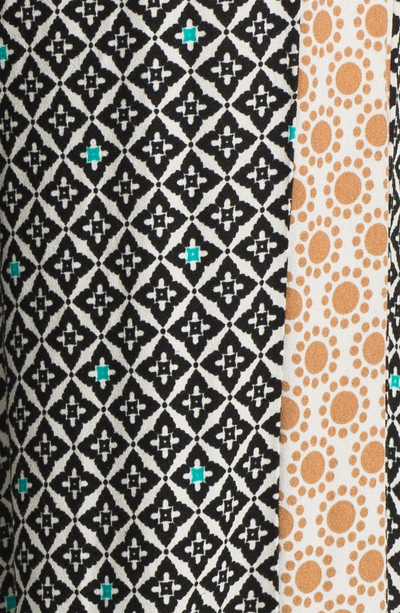 Ella Moss 'Sun Tile' Mix Print Palazzo Pants, Alternate, color, 