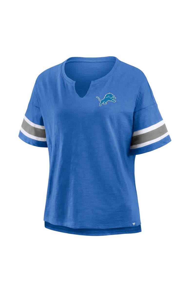 FANATICS Women's Fanatics Blue Detroit Lions Redzone Curl Route T-Shirt, Alternate, color, Blue