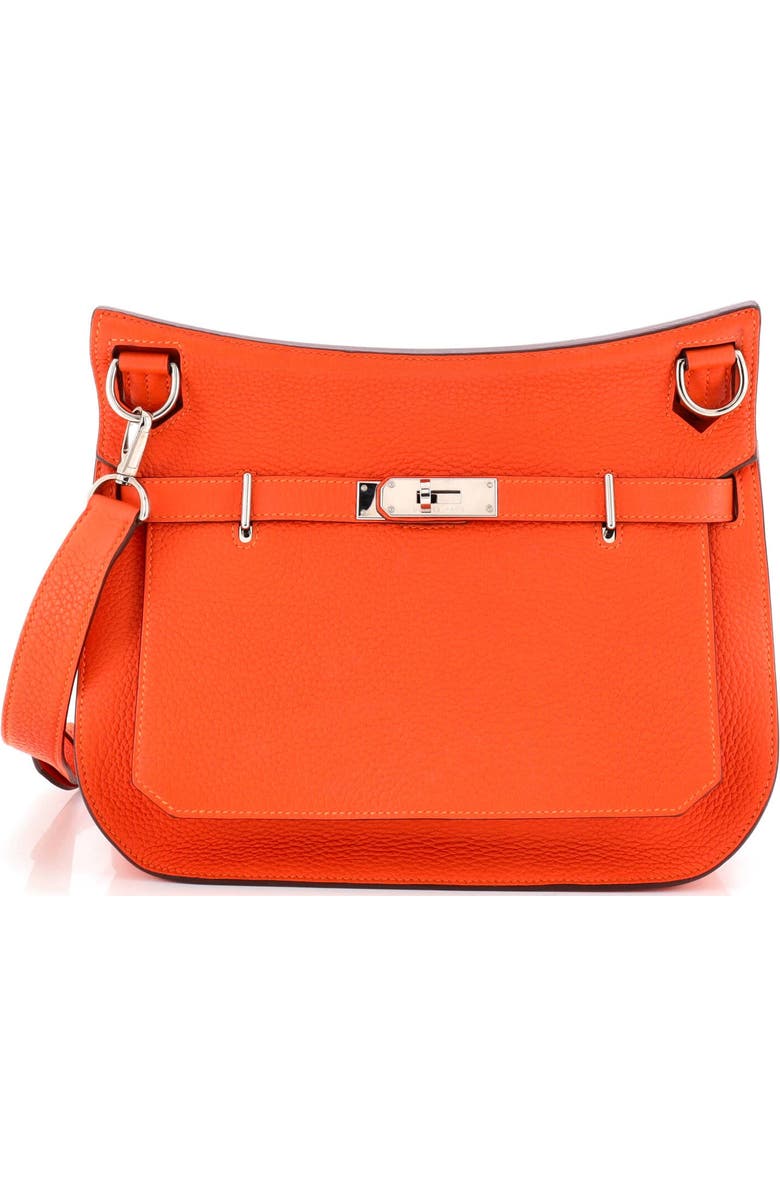 Pre-Owned Hermes Jypsiere Bag Clemence 28, Main, color, Feu