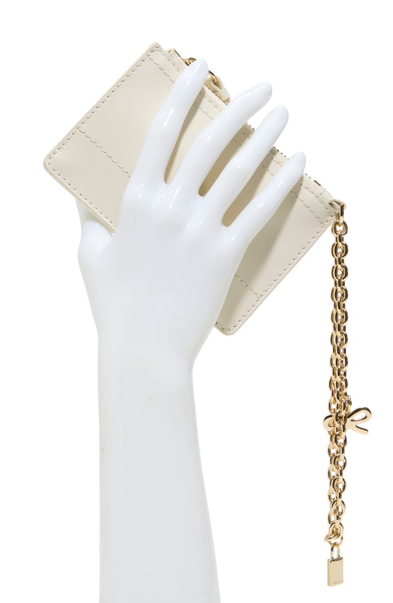 Ted Baker Sutton Charm Wallet, Alternate, color, White/ Bone