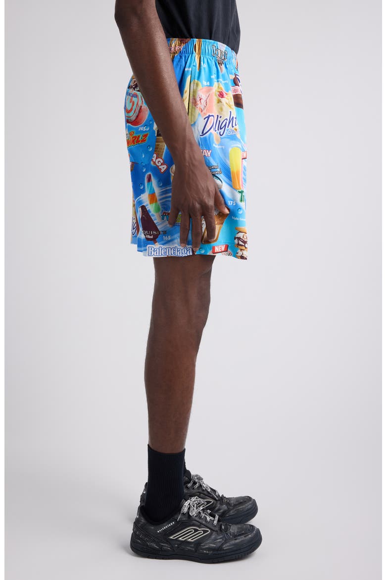 Sweet Treats Pajama Shorts, Alternate, color, 4011 BLUE