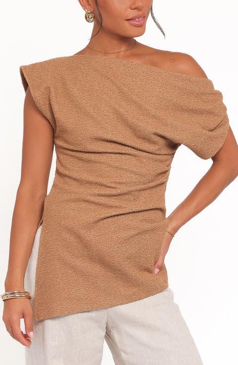 Selma One Shoulder Knit Top
