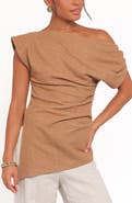 Petal & Pup Selma One Shoulder Knit Top
