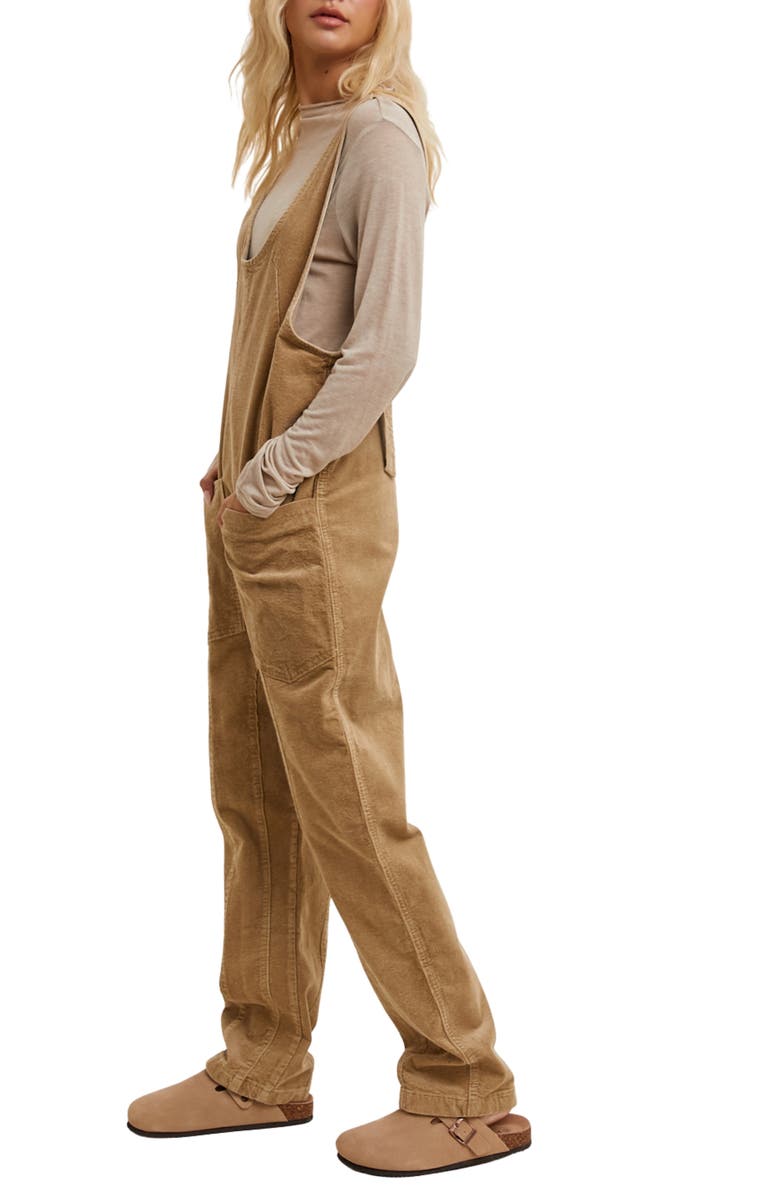WISHLIST Open Back Corduroy Jumpsuit, Alternate, color,