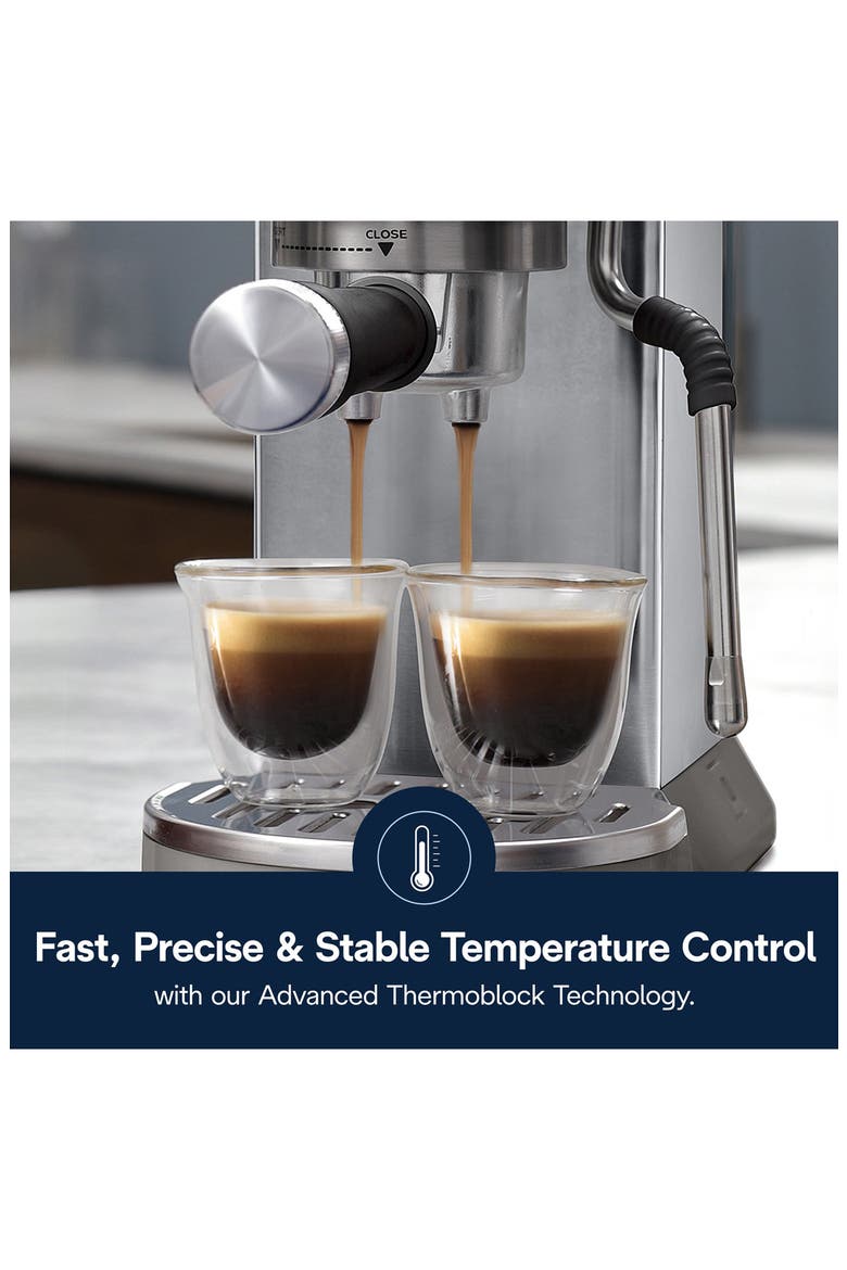 Dedica Duo Pump Espresso Machine, Alternate, color, METAL