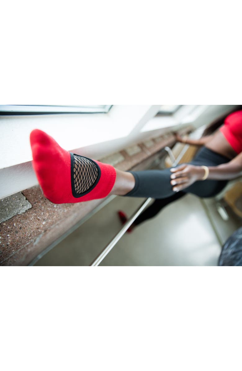 Arebesk Fishnet Assorted 2-Pack Closed Toe Ankle Socks, Alternate, color,