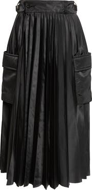 【関税込み】sacai Pleated skirt with cargo pockets Sacai Pleated Cargo Midi Skirt | Nordstrom