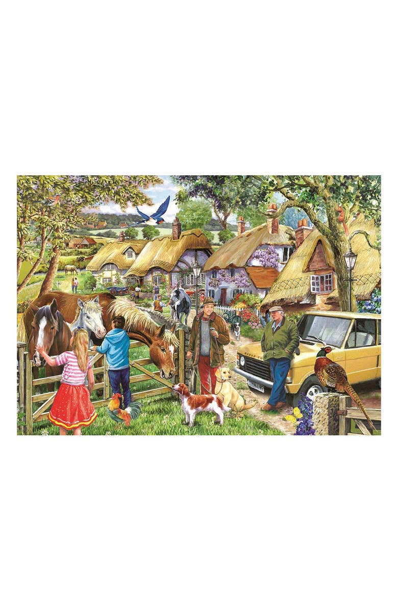 The House of Puzzles Horses Hound Big 500-Piece Jigsaw Puzzle, Alternate, color, 