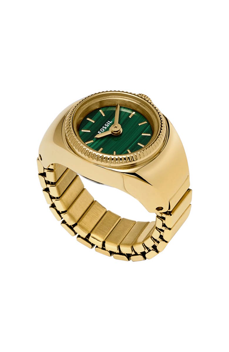Fossil Ring Watch, 15mm, Alternate, color, Gold
