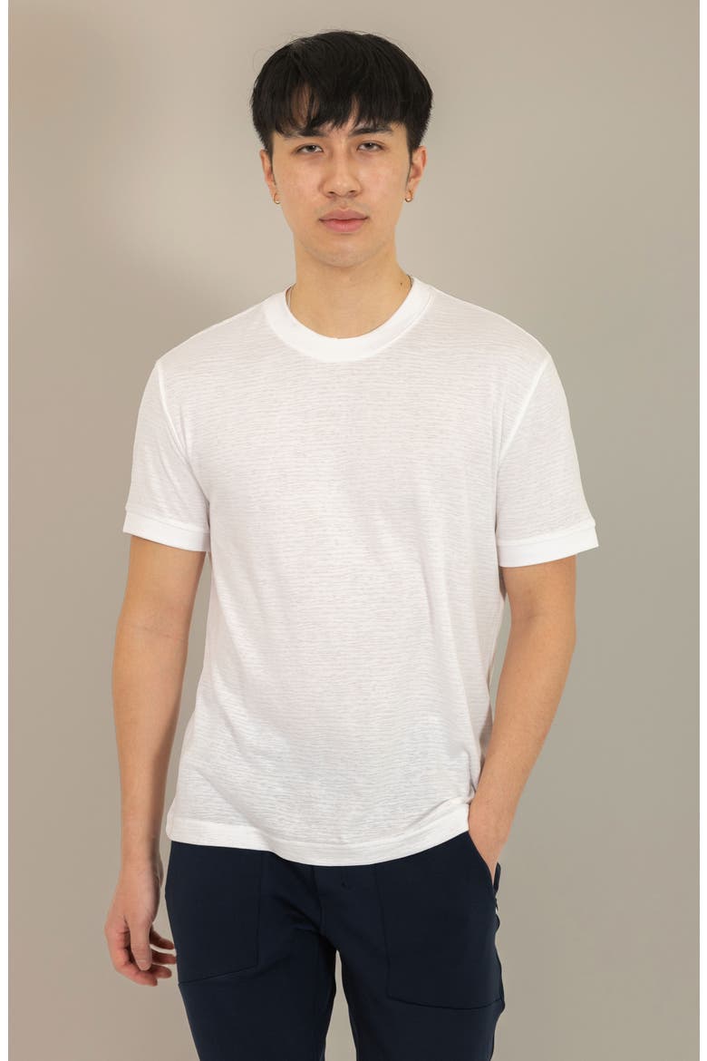 Crewneck T-Shirt, Alternate, color, WHITE