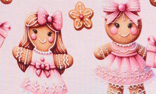 Posh Peanut Bow Twirl Long Sleeve Skirted Bodysuit In Pink
