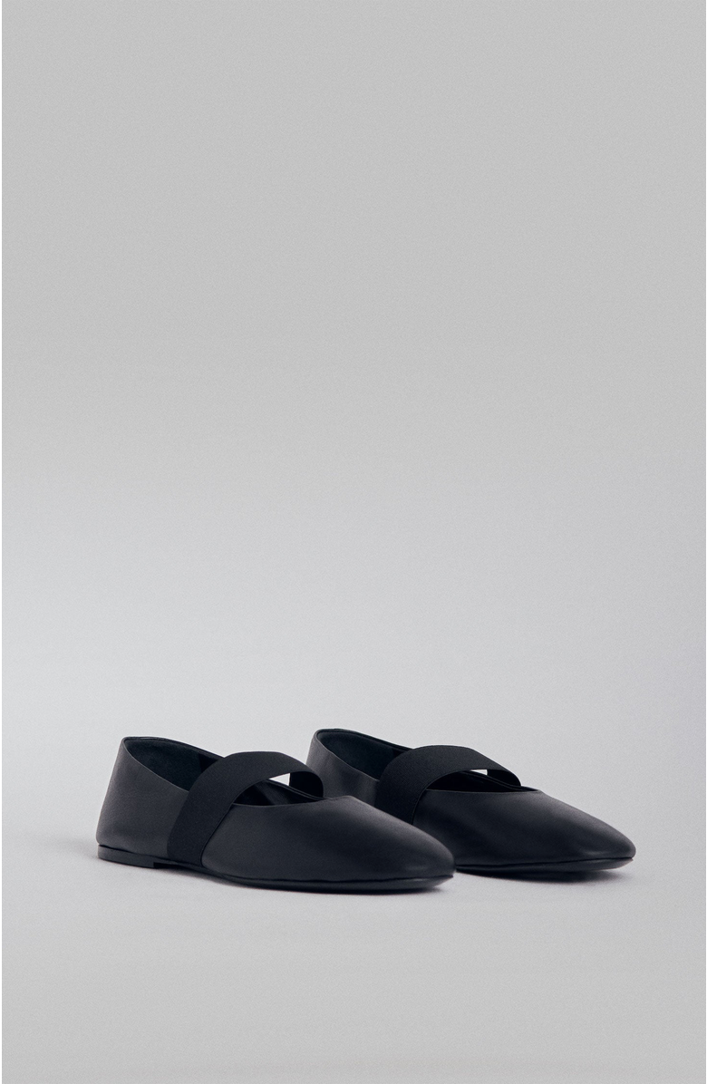 CO Elastic Ballerina Flat, Alternate, color,