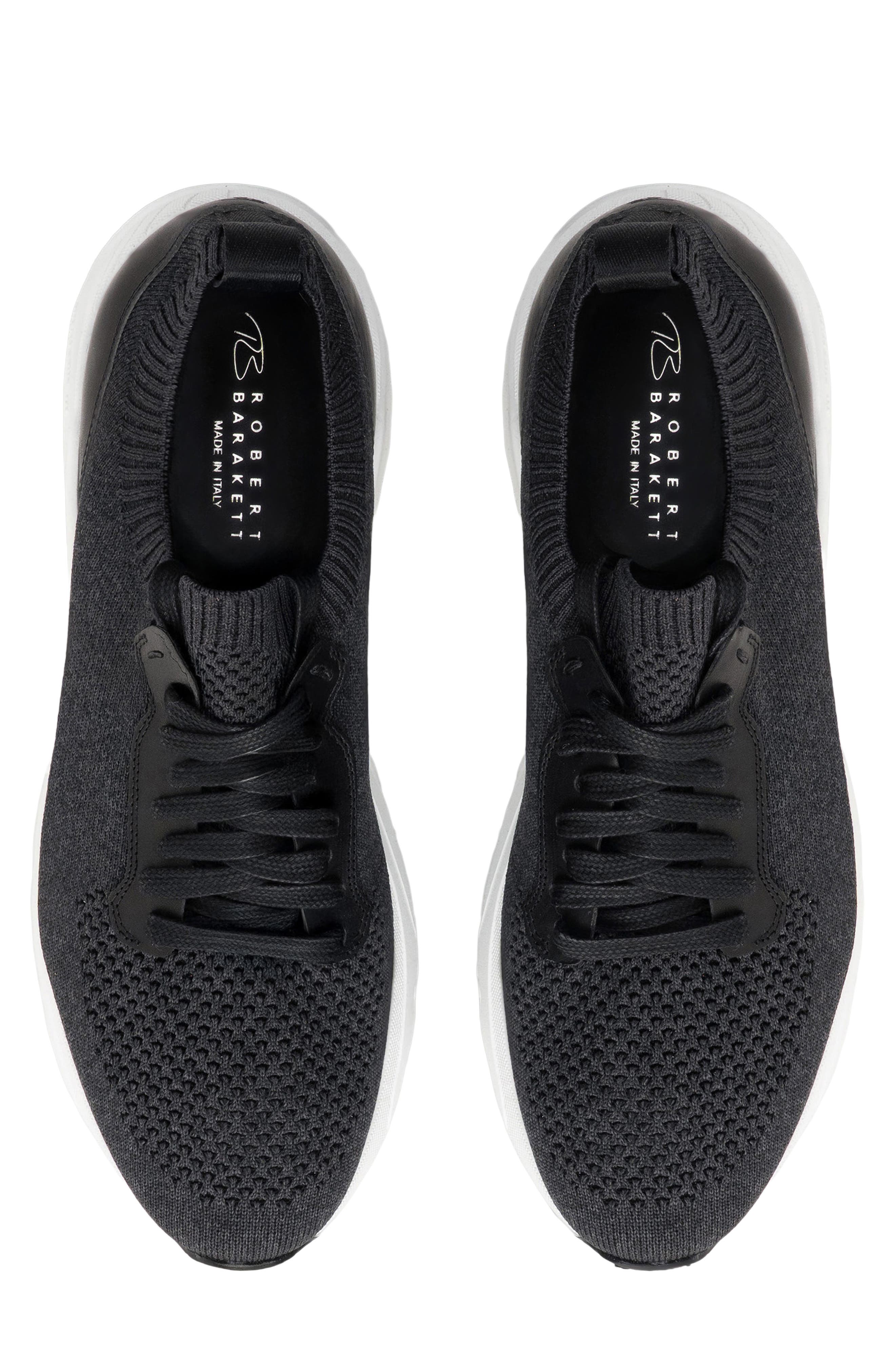 Robert Barakett Bryce Knit Sneaker, Alternate, color, Black