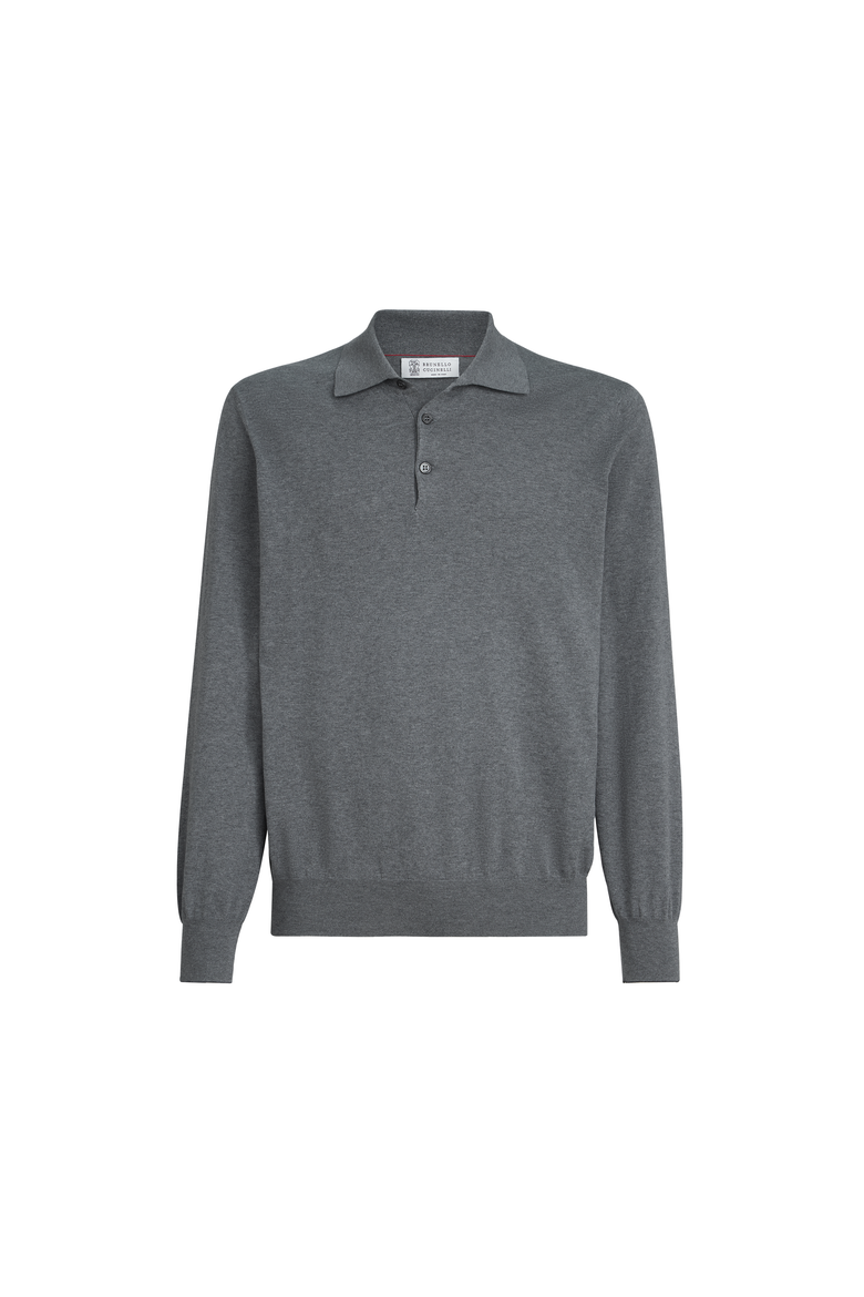 Polo-style sweater, Alternate, color, Dark Grey