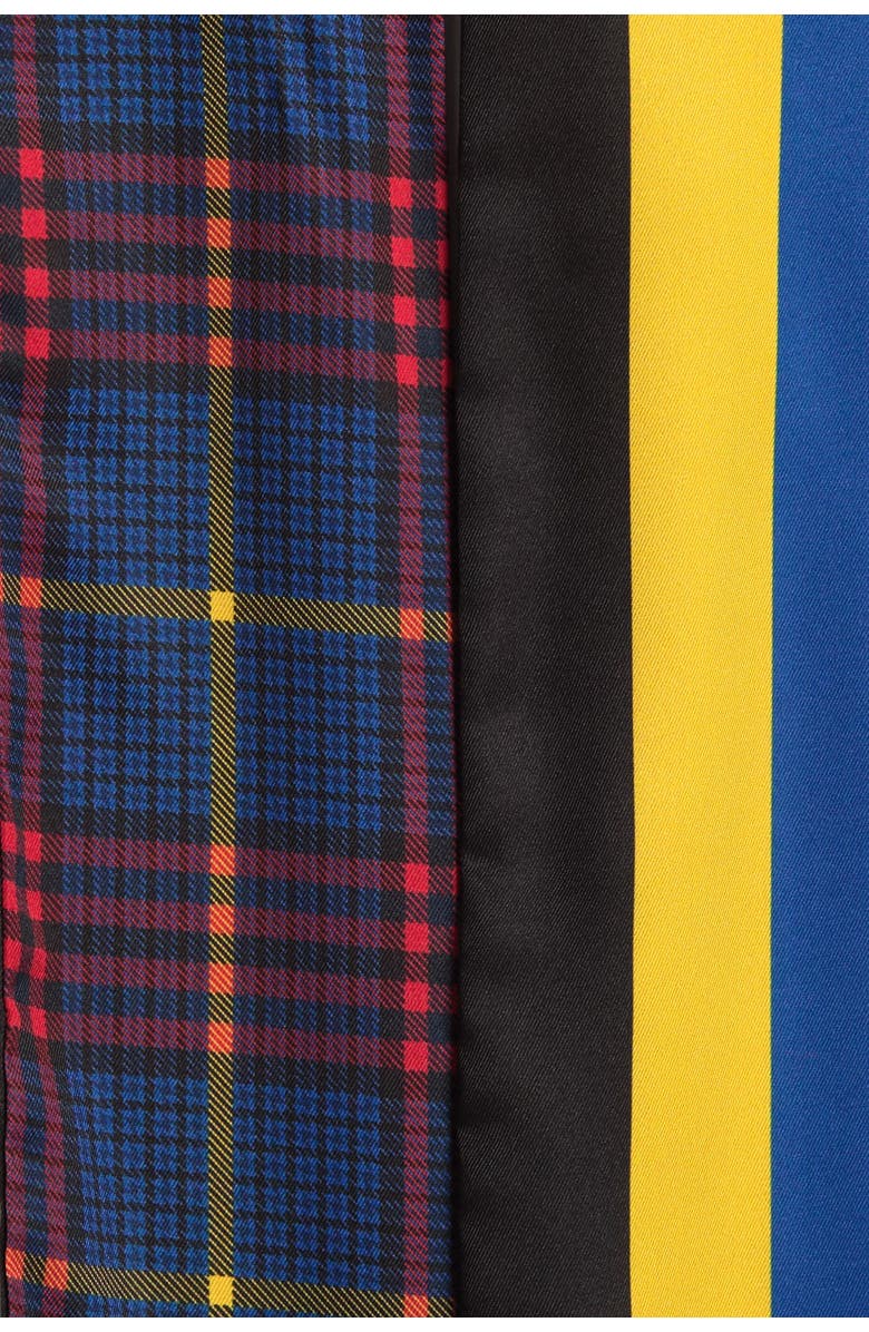 Mulberry Plaid Stripe Scarf, Alternate, color, 