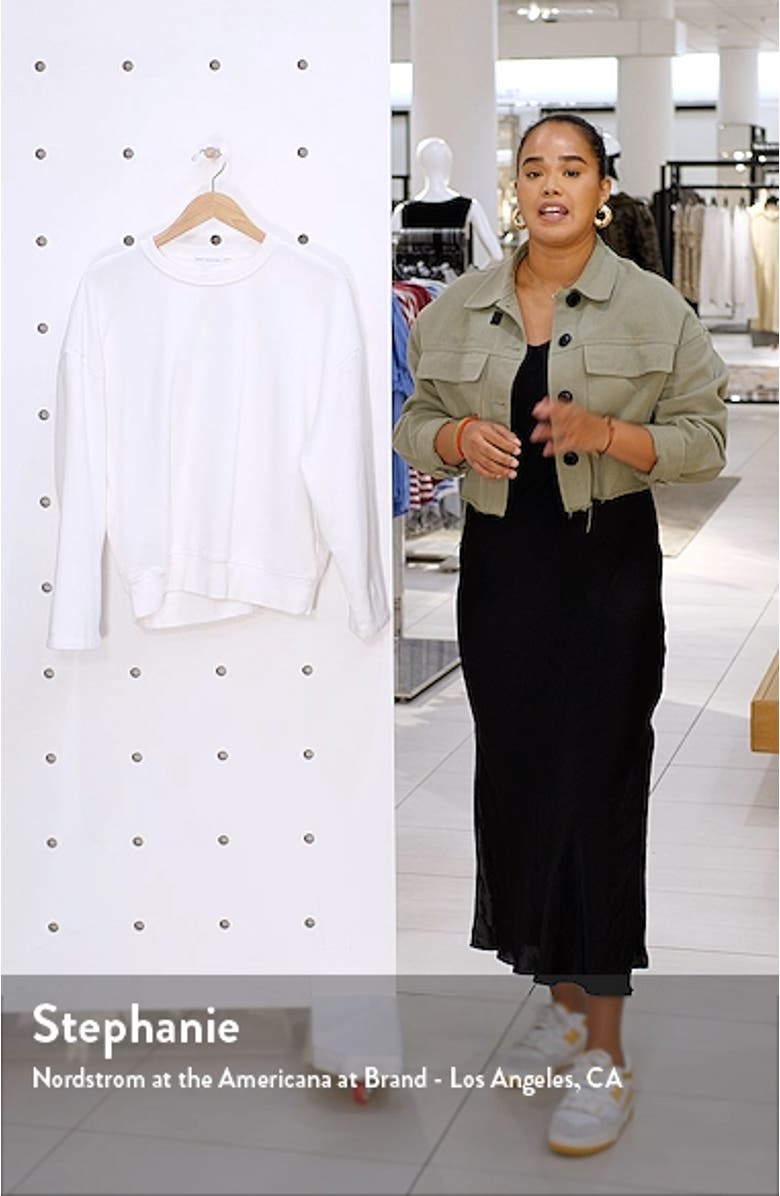 Drop Shoulder Sweatshirt, sales video thumbnail