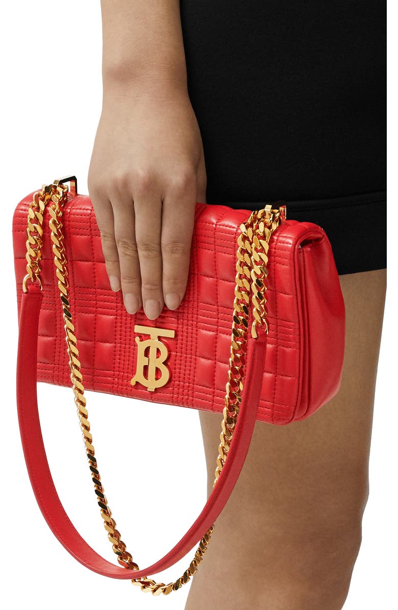 Burberry Small Lola Quilted Lambskin Bag, Alternate, color,