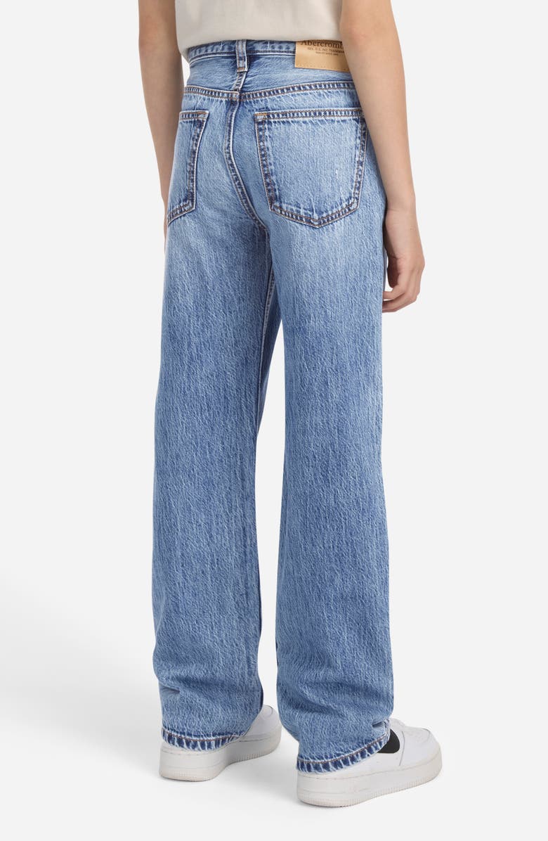abercrombie kids Kids' Ripped & Distressed Baggy Fit Jeans, Alternate, color, Extra