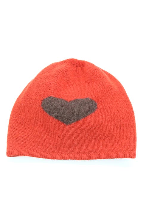 Heart Wool Blend Beanie