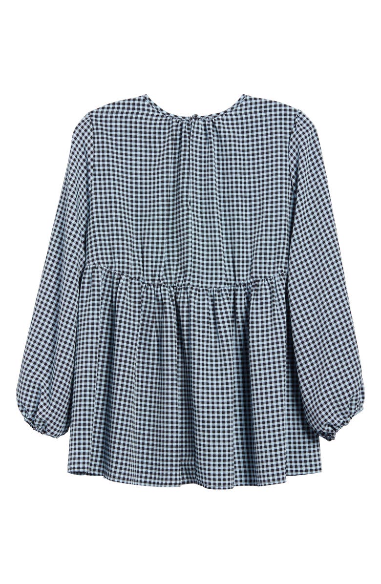 Topshop Gingham Maternity Blouse, Alternate, color,