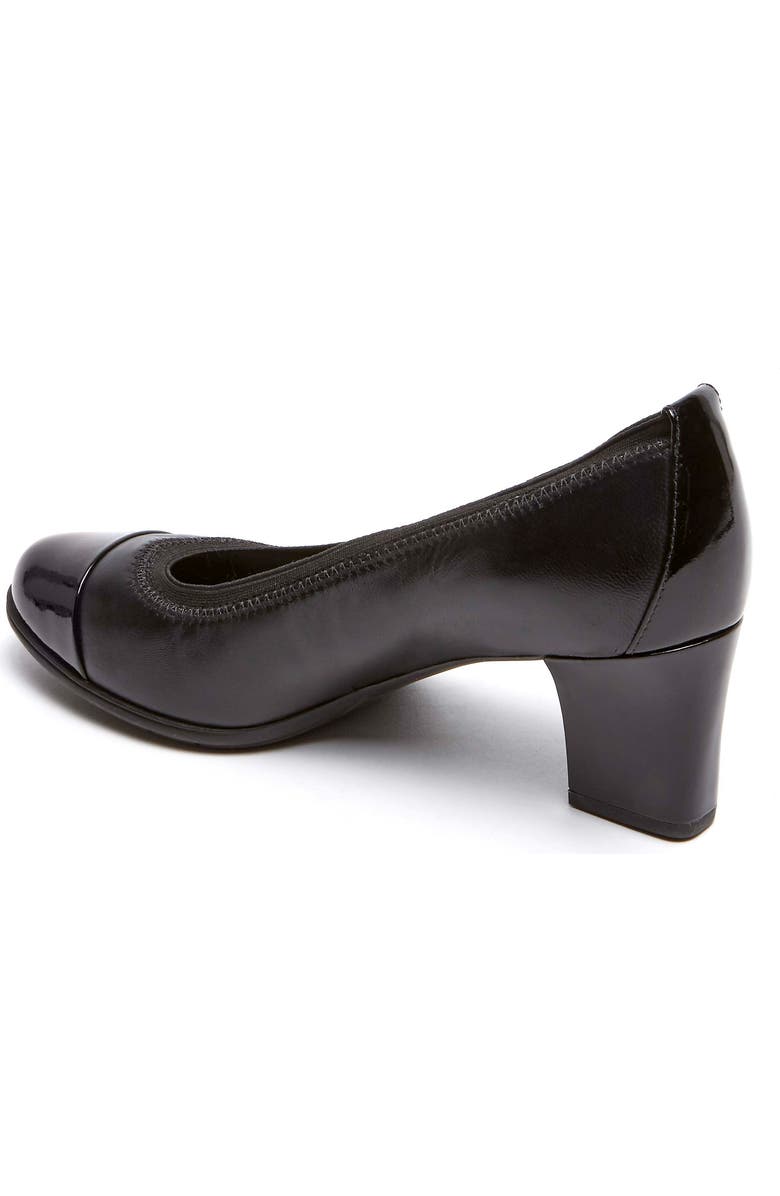 Rockport Esty Luxe Cap Toe Pump, Alternate, color,