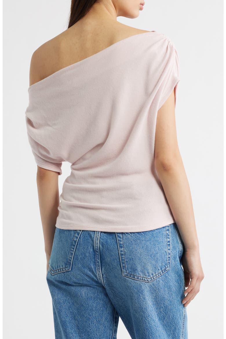 Iris One-Shoulder Knit Top, Alternate, color, CHERRY BLOSSOM