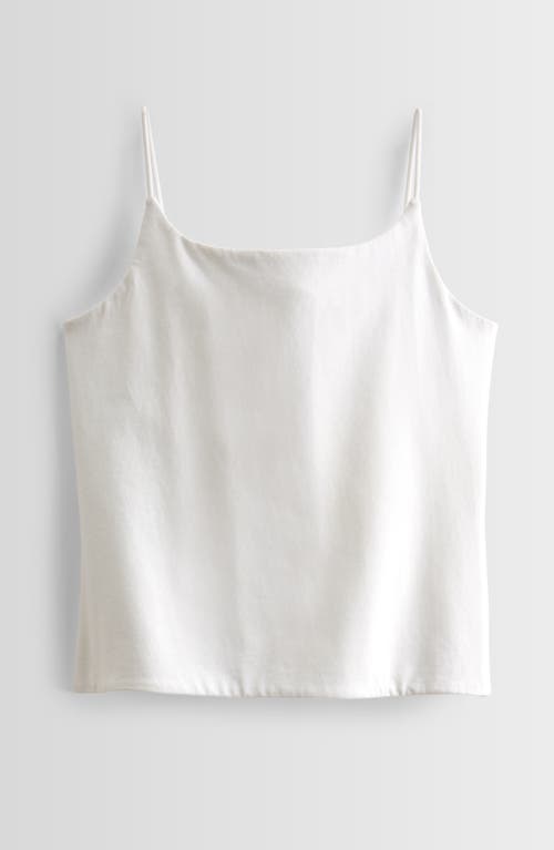 Nordstrom Kids' Core Cotton Camisole In White