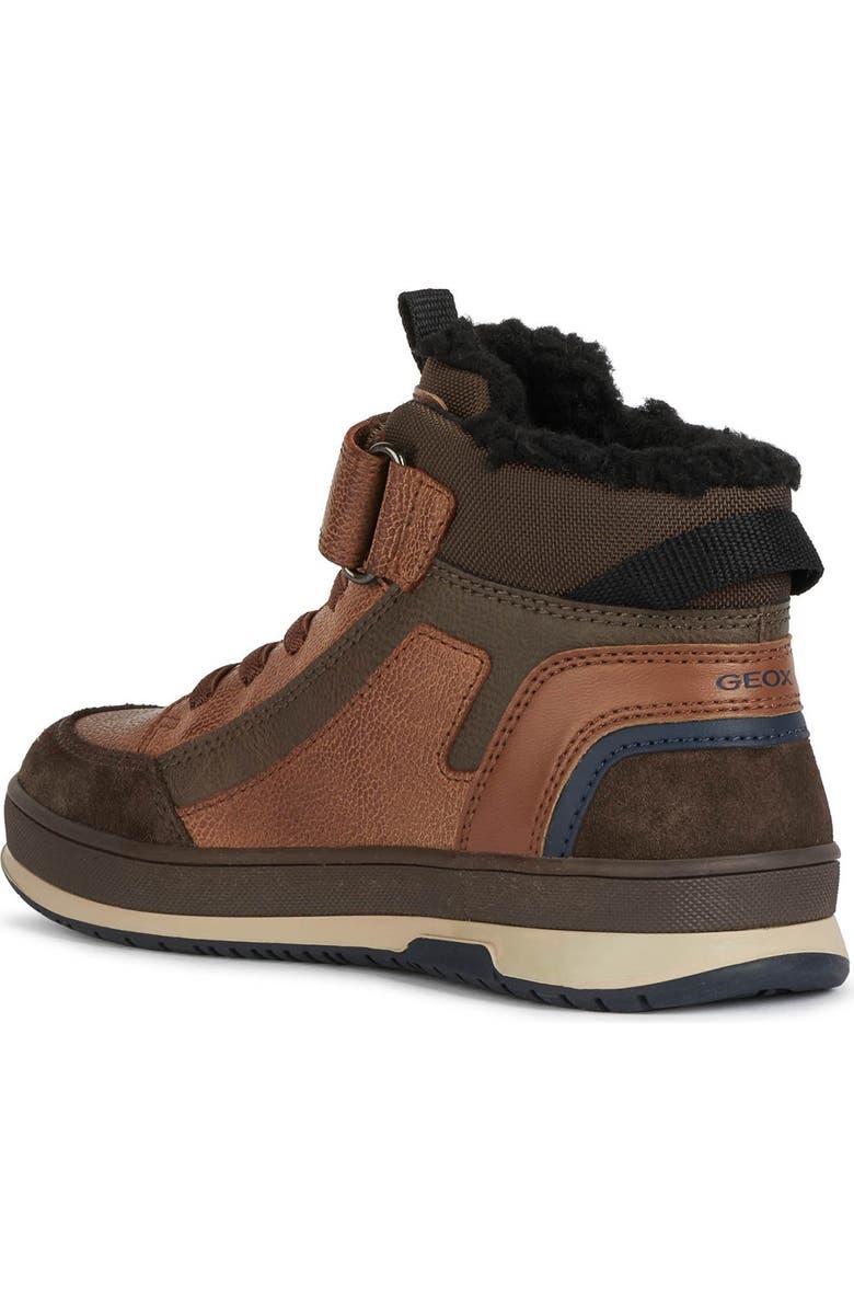 Geox Astuto Faux Shearling Lined Sneaker, Alternate, color,