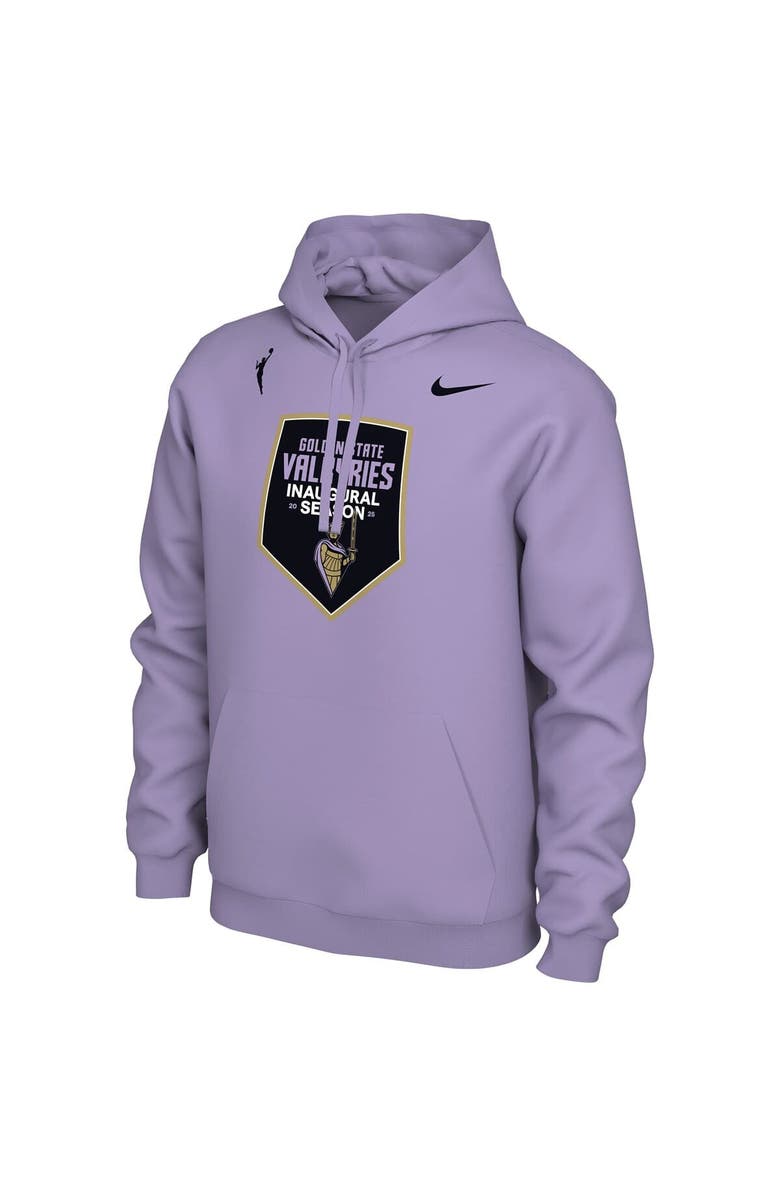 Nike Unisex Nike  Violet Golden State Valkyries 2025 Inaugural Season Crest Pullover Hoodie, Alternate, color, 