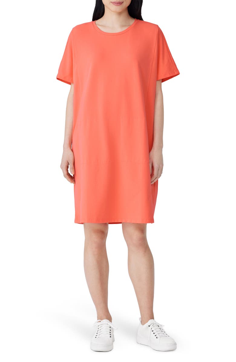 Eileen Fisher Organic Cotton Shift Dress, Main, color, 