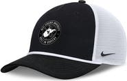 Nike Men's Nike Black/White West Virginia Mountaineers Built on Bravery Rise Trucker Adjustable Hat