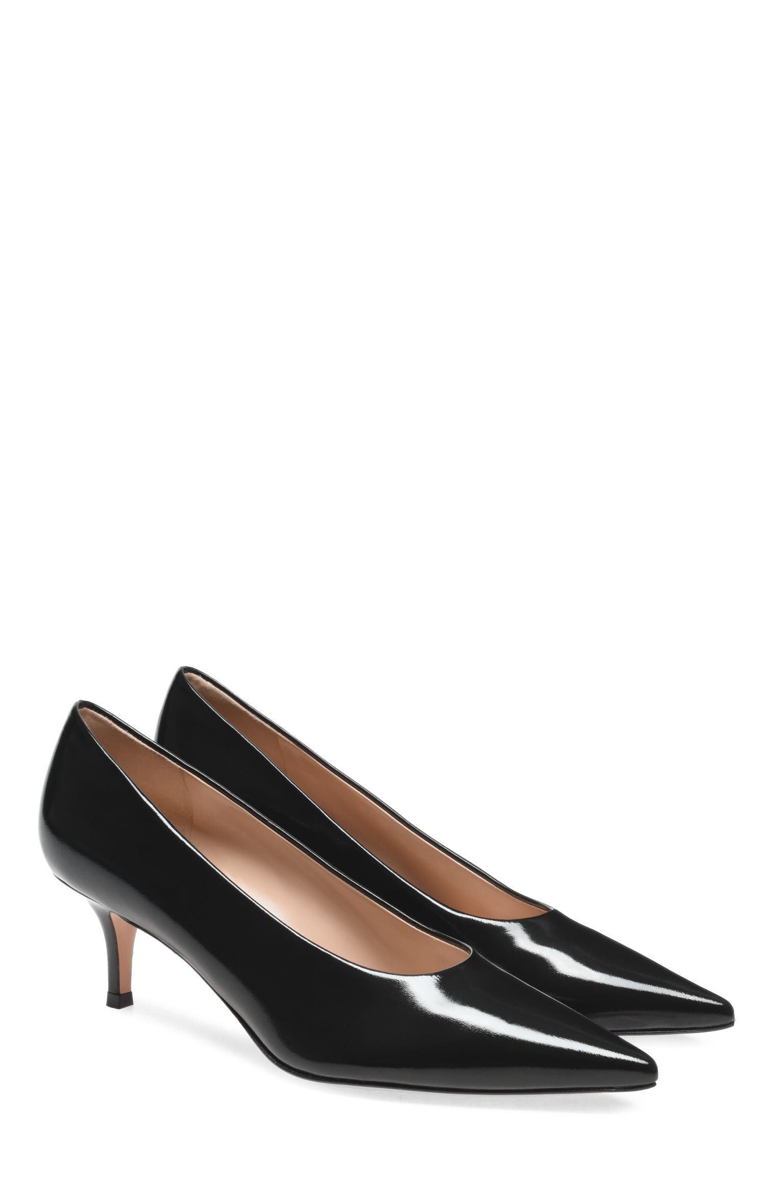 Gianvito Rossi Robbie 55 Pumps, Alternate, color, Black Nappa