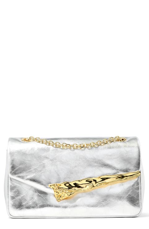 The Angular Leather Shoulder Bag