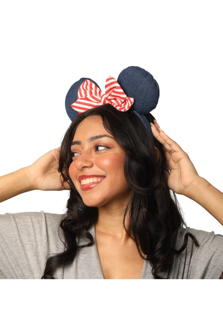 Minnie Mouse Ears Headband Official License, Alternate, color, Blue