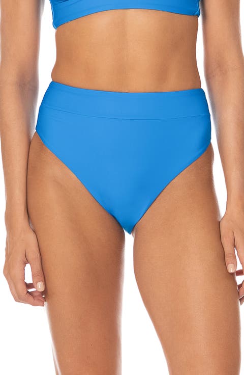 Blue Suzy Q Reversible Bikini Bottoms