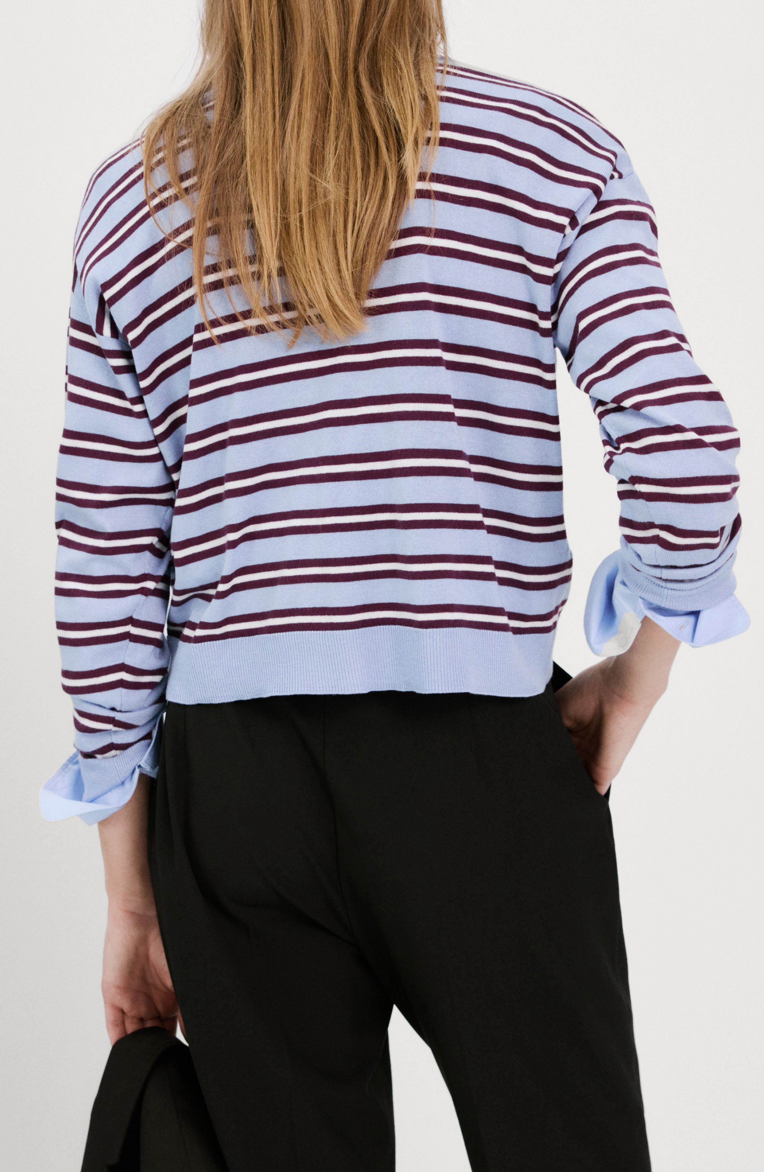 Stripe Sweater Polo - image 2