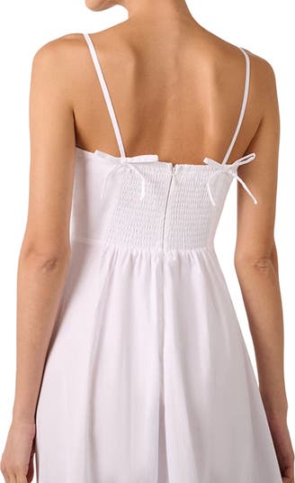 Ruffle Flare Midi Dress