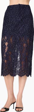 CAMI NYC Osmond Lace Midi Skirt