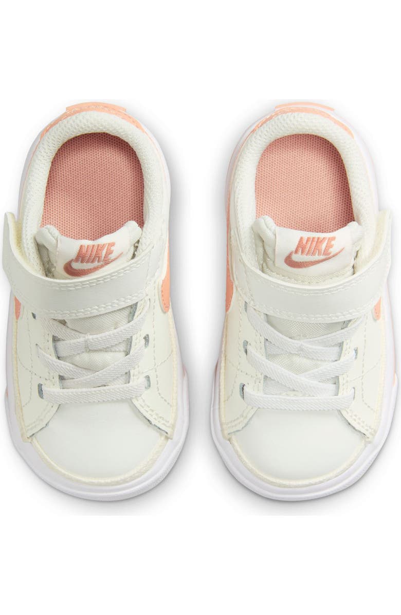 Nike Court Legacy Sneaker, Alternate, color, Sail/ Apricot/ White/ Guava