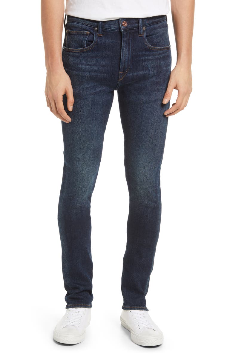 HIROSHI KATO The Scissors Slim Tapered 11.5-Ounce Air Stretch Selvedge Jeans, Main, color, 