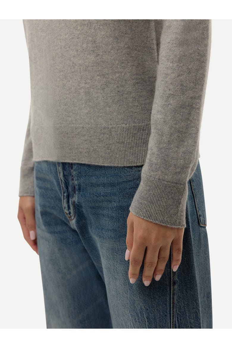 Timeless Cashmere Mock Neck Sweater, Alternate, color, high rise