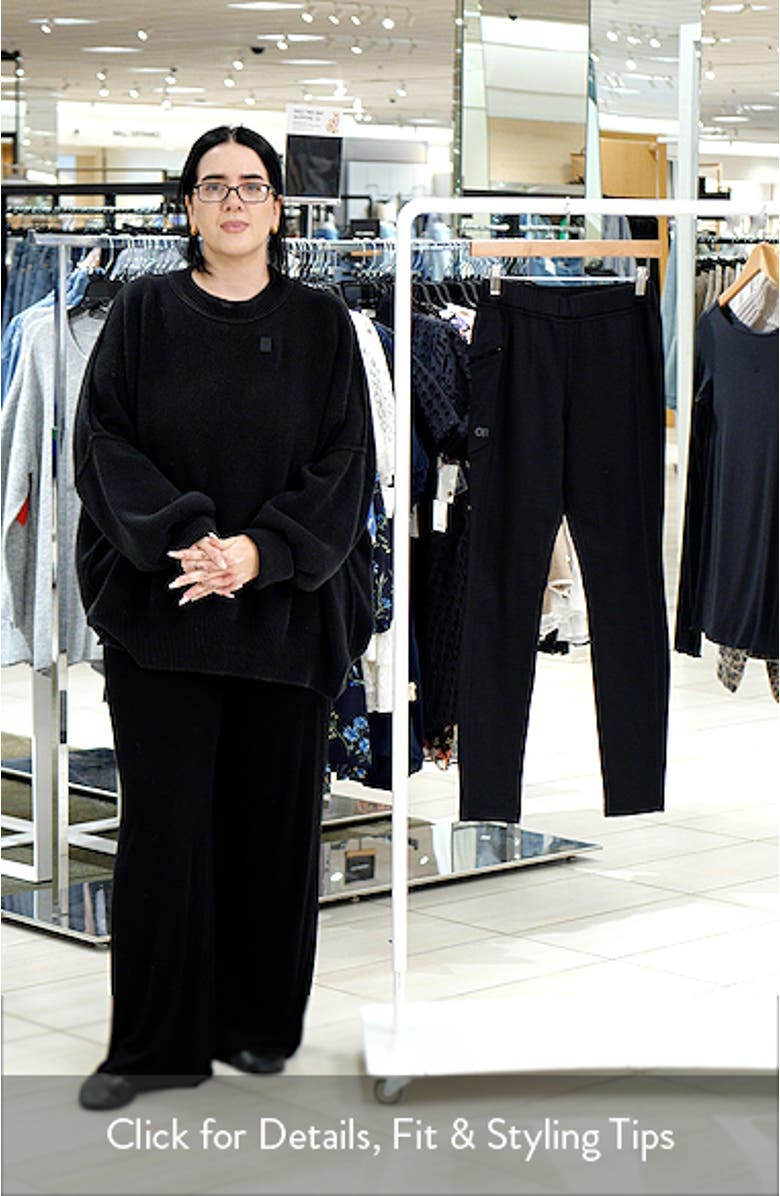 Vigor Grid Fleece Leggings, sales video thumbnail