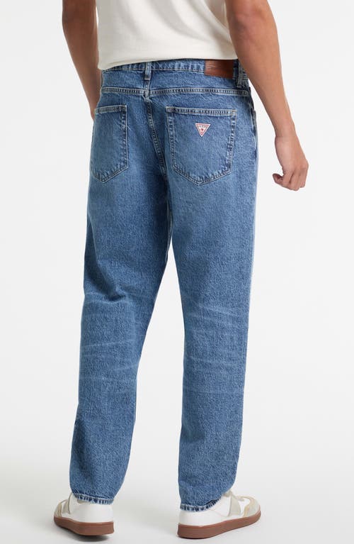 Guess Jeans G15 Relaxed Tapered Leg Jeans In Medium Blue