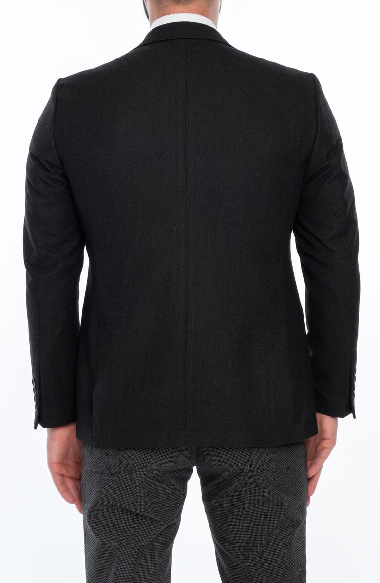 VELLAPAIS Solid Sport Coat, Alternate, color, Black
